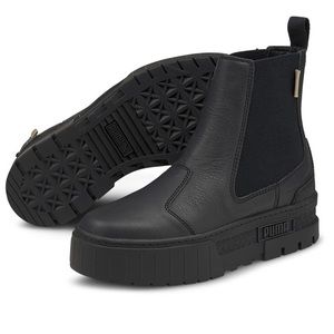 PUMA Mayze Black Chelsea Infuse Boots 10